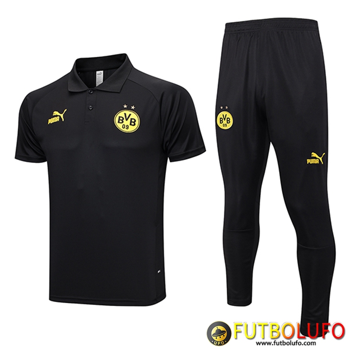Camiseta Polo Dortmund Negro 2023/2024
