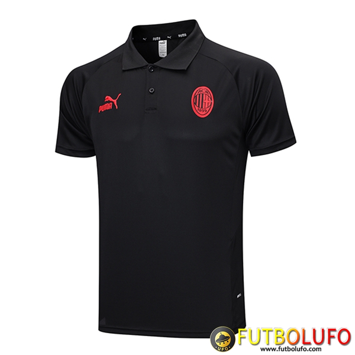 Camiseta Polo AC Milan Negro 2023/2024