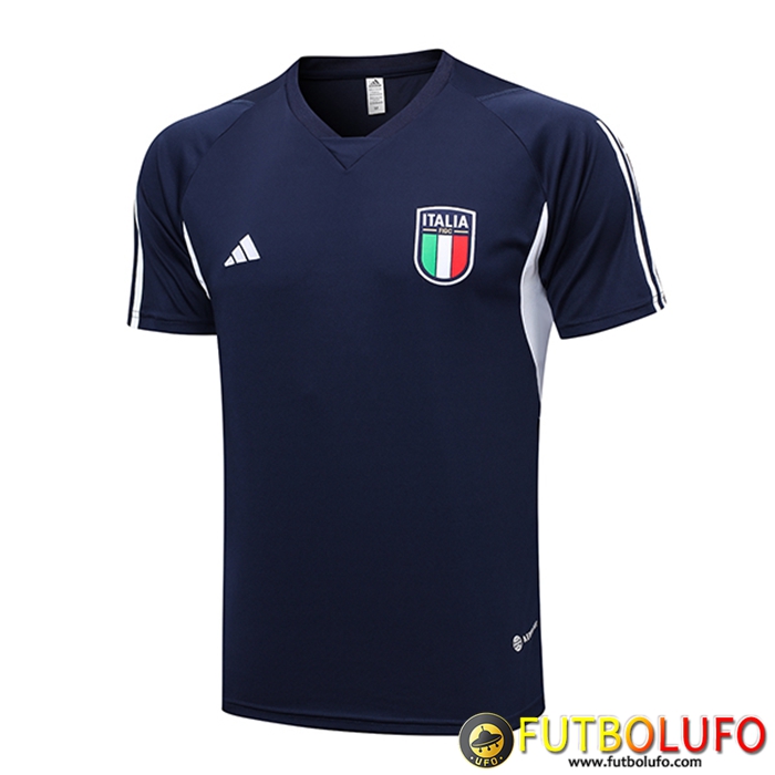 Camiseta Polo Italia Azul marino 2023/2024 -03