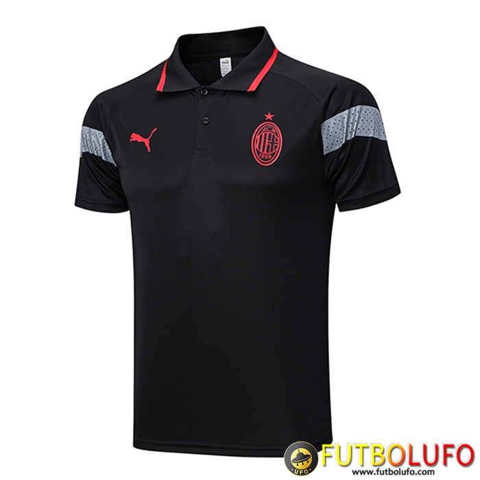 Camiseta Polo AC Milan Negro 2023/2024