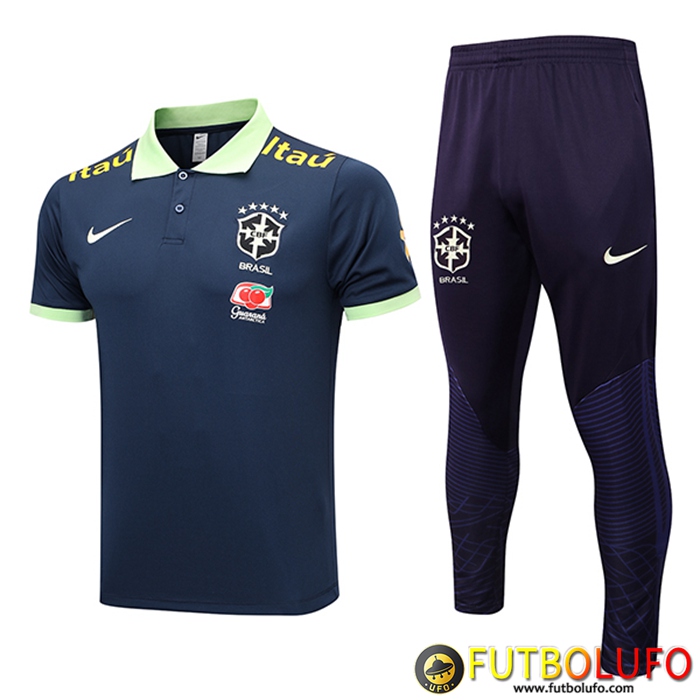 Camiseta Polo Brasil Azul marino 2023/2024