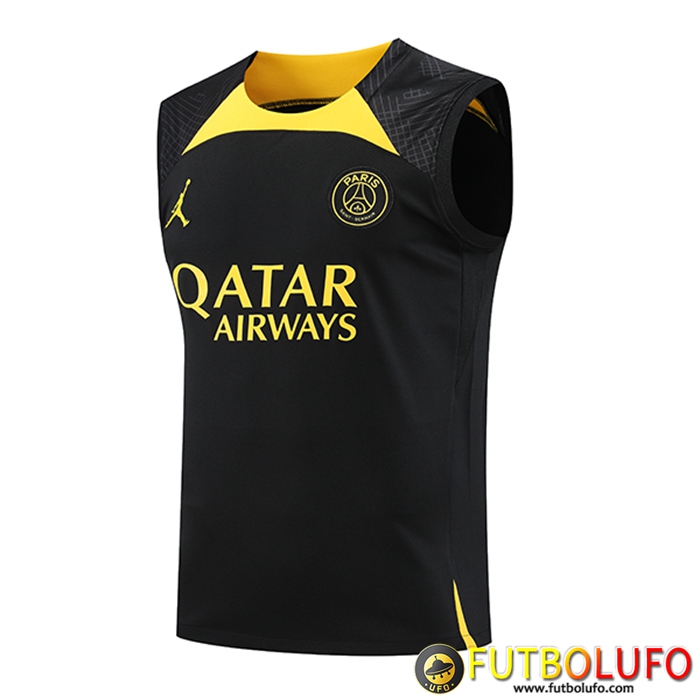 Chalecos De Futbol PSG Jordan Negro 2023/2024