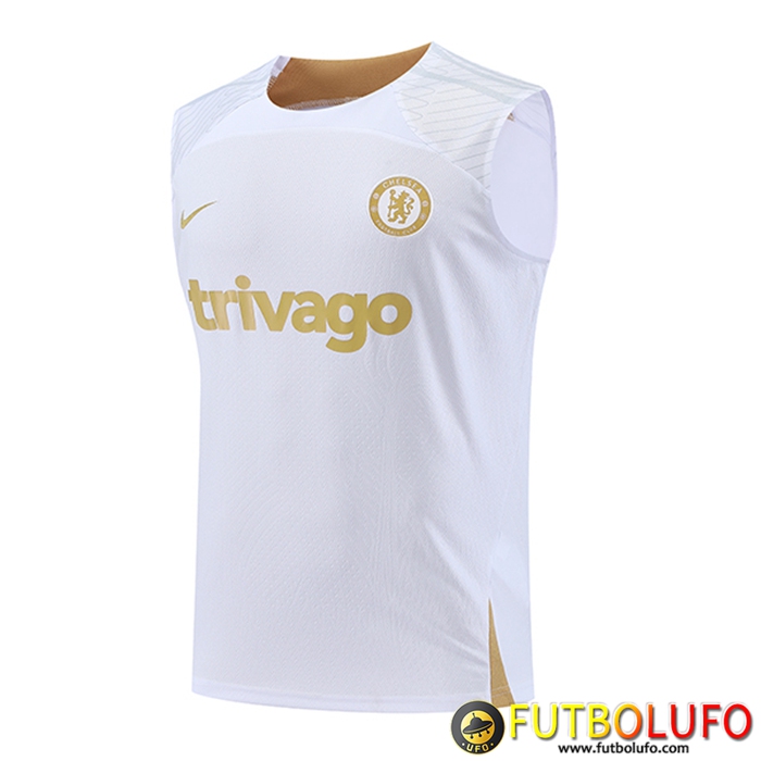 Chalecos De Futbol FC Chelsea Blanco 2023/2024