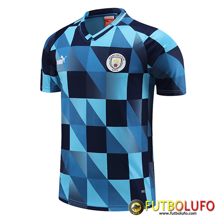 Camiseta Entrenamiento Manchester City Azul Claro 2023/2024