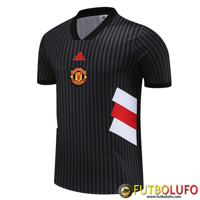 Camiseta Entrenamiento Manchester United Negro 2023/2024