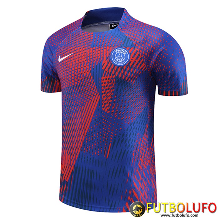 Camiseta Entrenamiento PSG Rojo/Azul 2023/2024