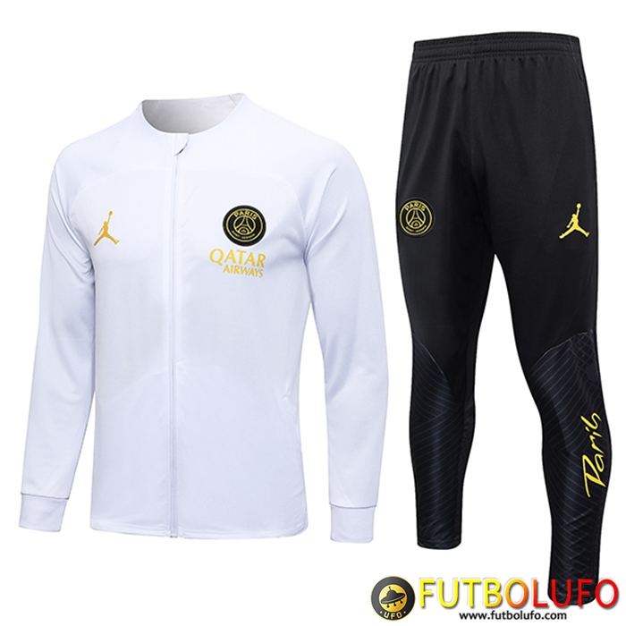 Chandal Equipos De Futbol - Chaqueta PSG Blanco 2023/2024