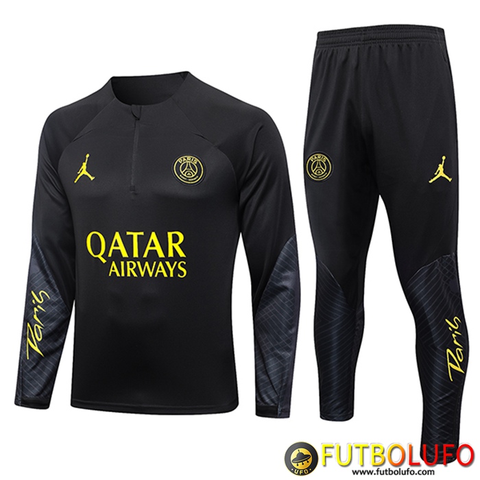 Chandal Equipos De Futbol PSG Jordan Negro 2023/2024