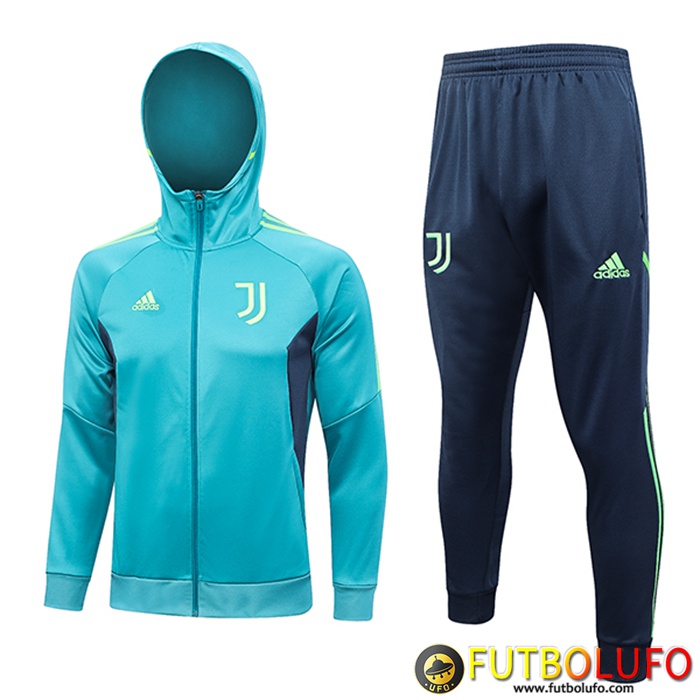 Chaqueta Con Capucha Chandal Rompevientos Chaqueta juventus Verde 2023/2024