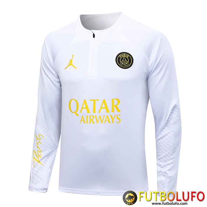 Sudadera De Entrenamiento PSG Jordan Blanco 2023/2024