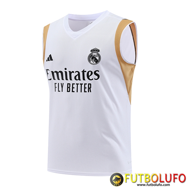 Chalecos De Futbol Real Madrid Blanco 2023/2024