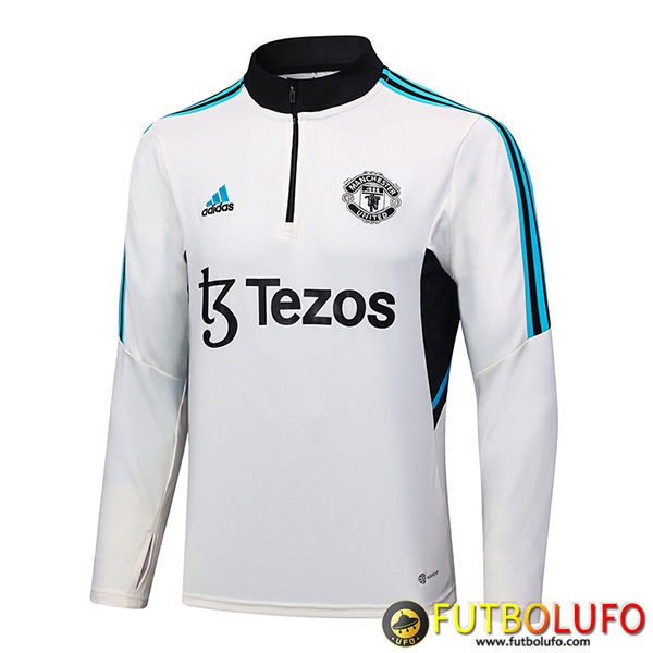 Sweatshirt Training Manchester United Blanco 2023/2024