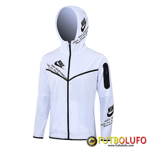 Chaqueta Con Capucha Nike Blanco 2023/2024