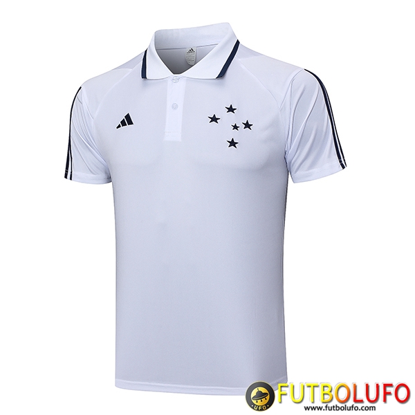 Camiseta Polo Cruzeiro Blanco 2023/2024
