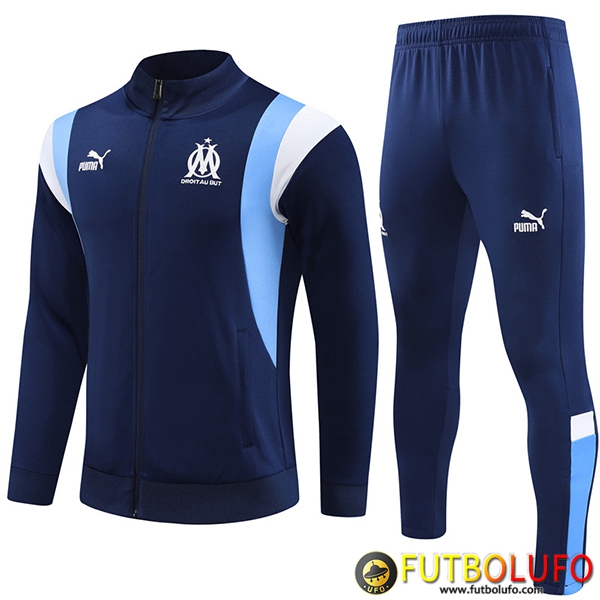 Chandal Equipos De Futbol - Chaqueta Marsella Azul marino 2023/2024