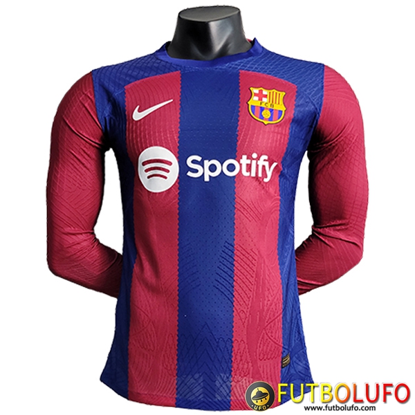 Camisetas De Futbol FC Barcellona Manga Larga Primera 2023/2024