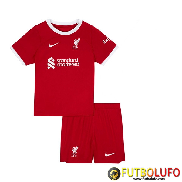 Camisetas De Futbol FC Liverpool Ninos Primera 2023/2024