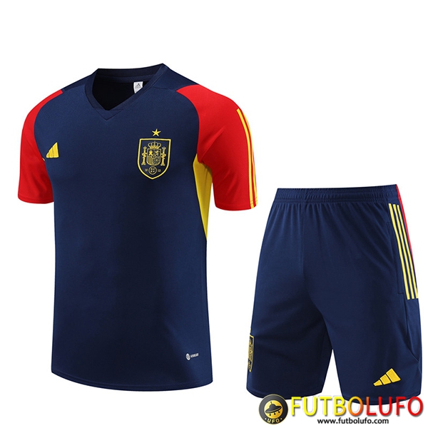 Camiseta Entrenamiento + Cortos España Azul marino 2023/2024