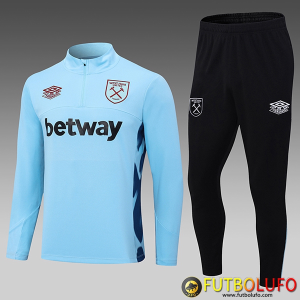 Chandal Equipos De Futbol West Ham Ninos Azul Claro 2023/2024