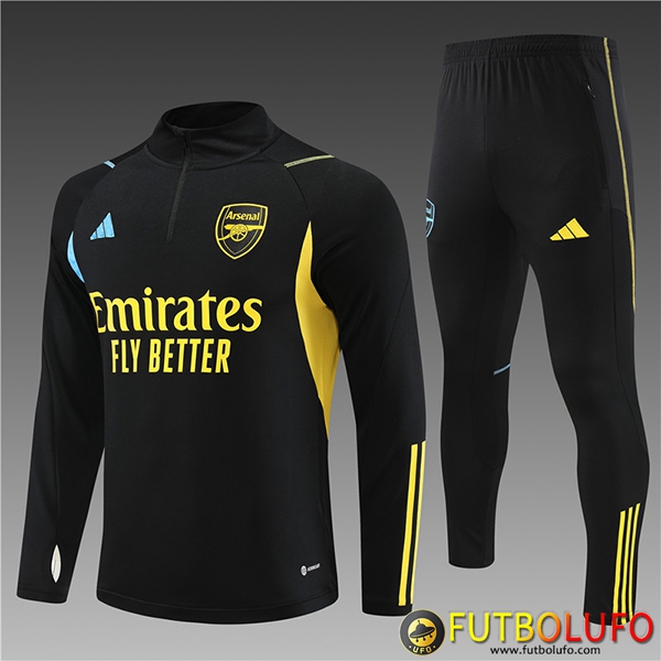 Chandal Equipos De Futbol Arsenal Ninos Negro 2023/2024 -02