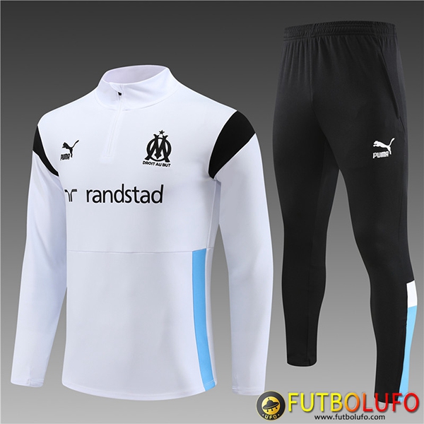 Chandal Equipos De Futbol Marsella Ninos Blanco 2023/2024