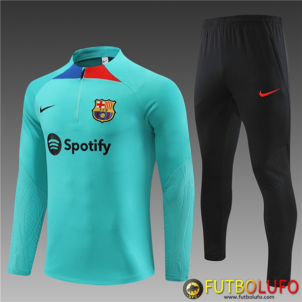Chandal Equipos De Futbol FC Barcelona Ninos Verde 2023/2024 -02