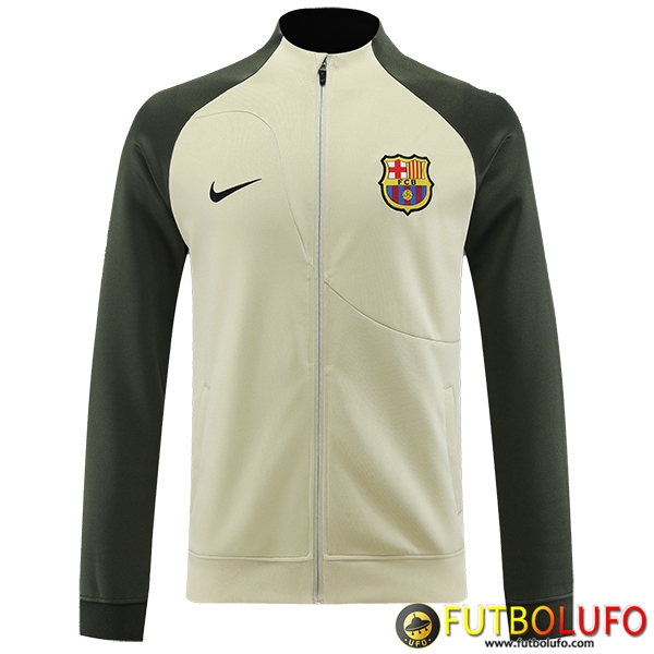 Chaquetas Futbol FC Barcelona Marrón/Verde 2023/2024