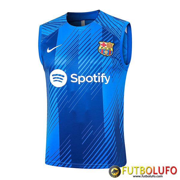 Chalecos De Futbol FC Barcelona Azul 2023/2024 -06